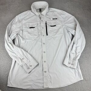 Alaskan Hardgear Shirt Mens Xl Tall Gray‎ Performance Fishing Ripstop Xlt